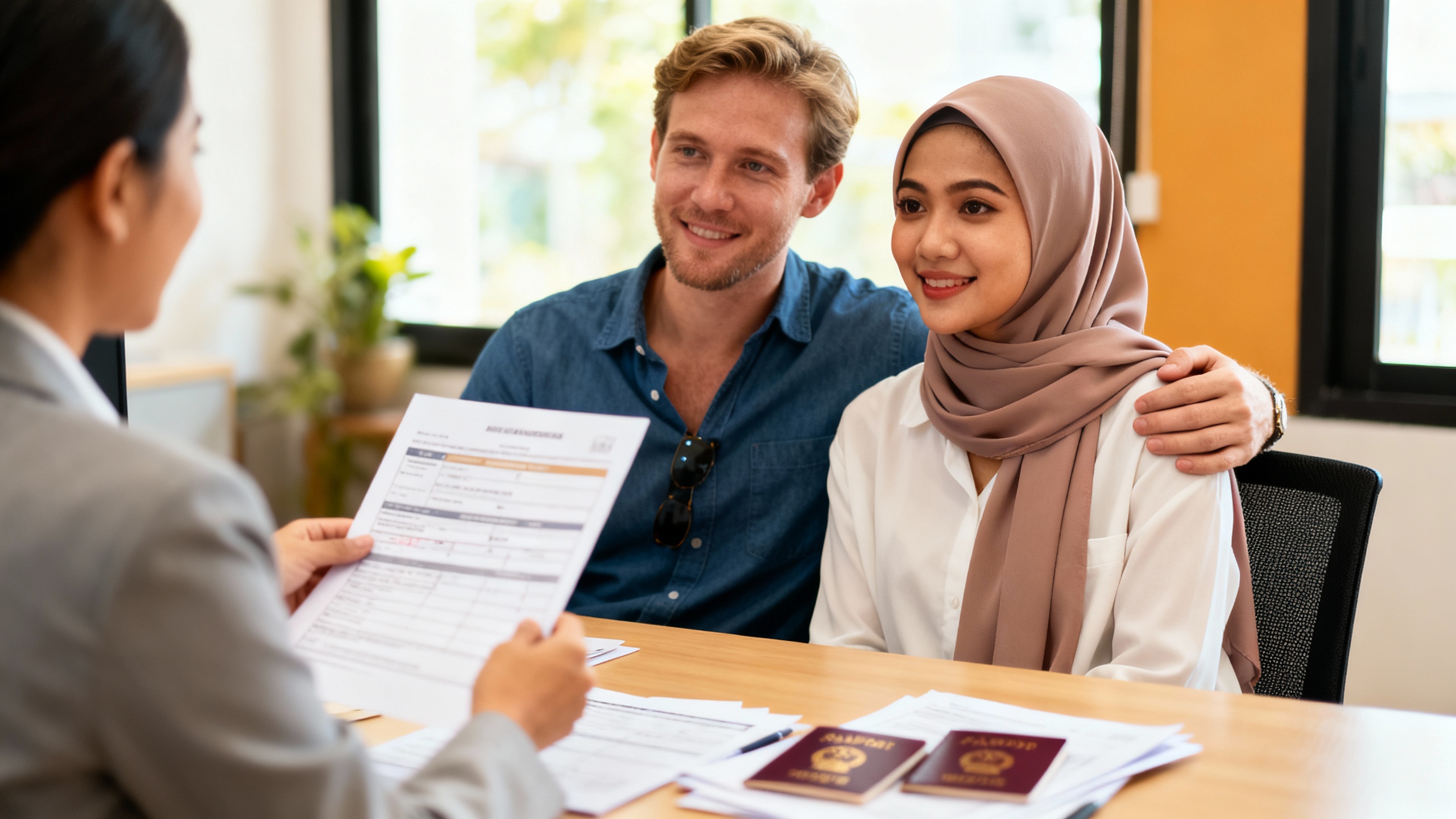 Foto Lina & Markus, klien CMM yang mengurus alih status ITK ke ITAS